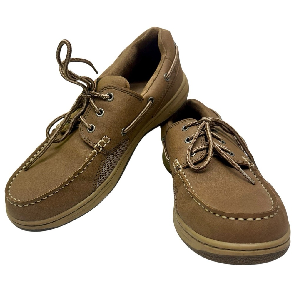 Men's Flex Step Benjamin‎ Boat Shoes Sz 10 M (0100-8006-105)